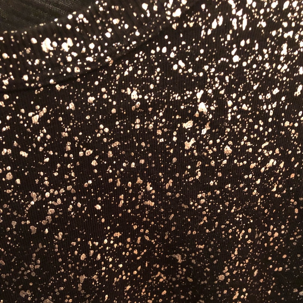 ⛔️SOLD⛔️ Splendid 🖤 Unique Embellished Long-Sleeve Top - Picture 3 of 10